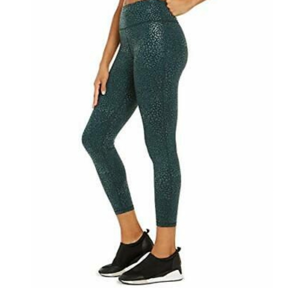 Ideology 7/8 Empower Leggings, Deep Pine